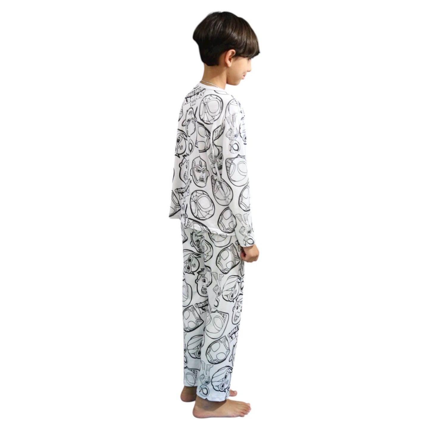 Pijama Infantil Manga Longa Spiderman Unissex