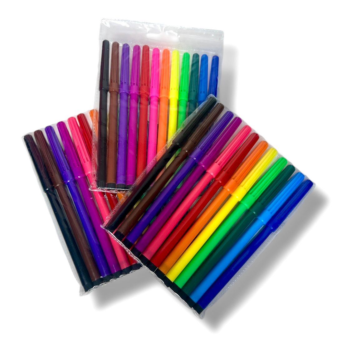 Kit 36 Canetinhas à Base d'água