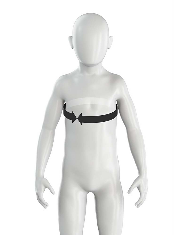 Ilustração de medida - Camisa