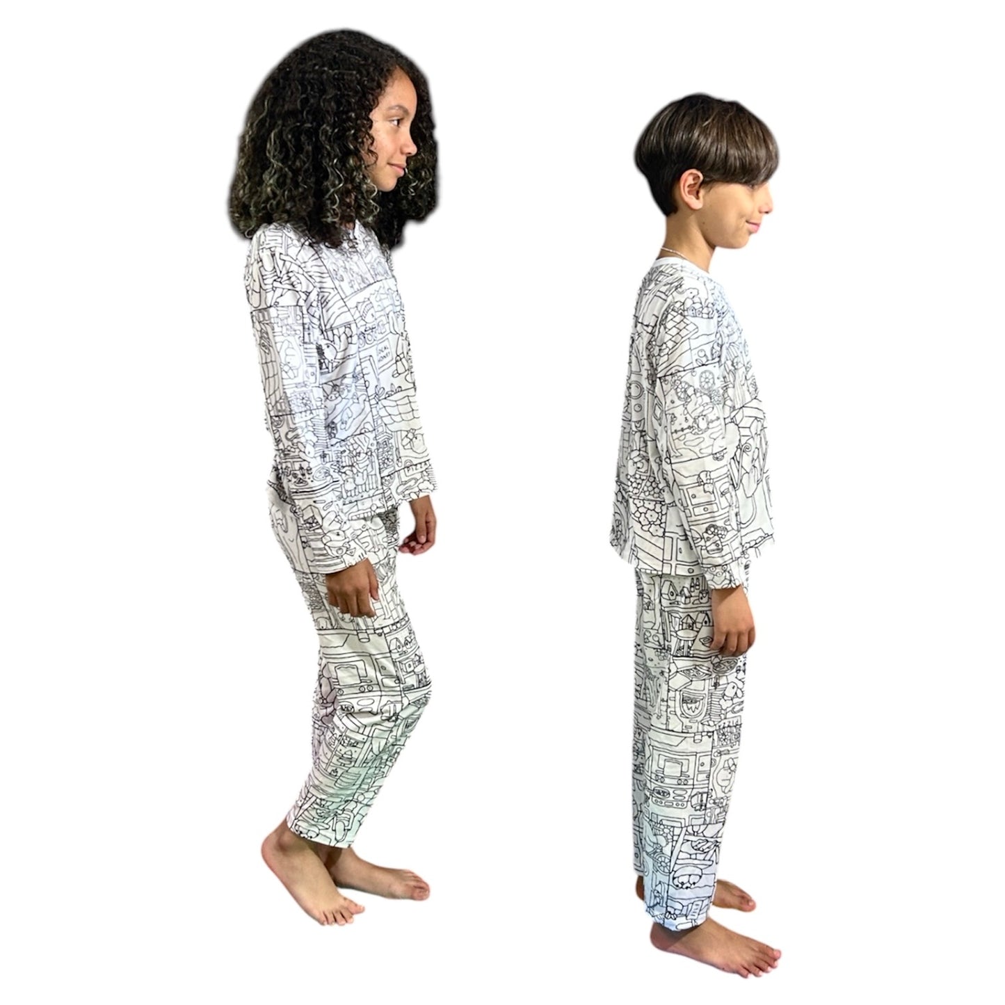 Pijama Infantil Manga Longa Bobbie Goods Unissex