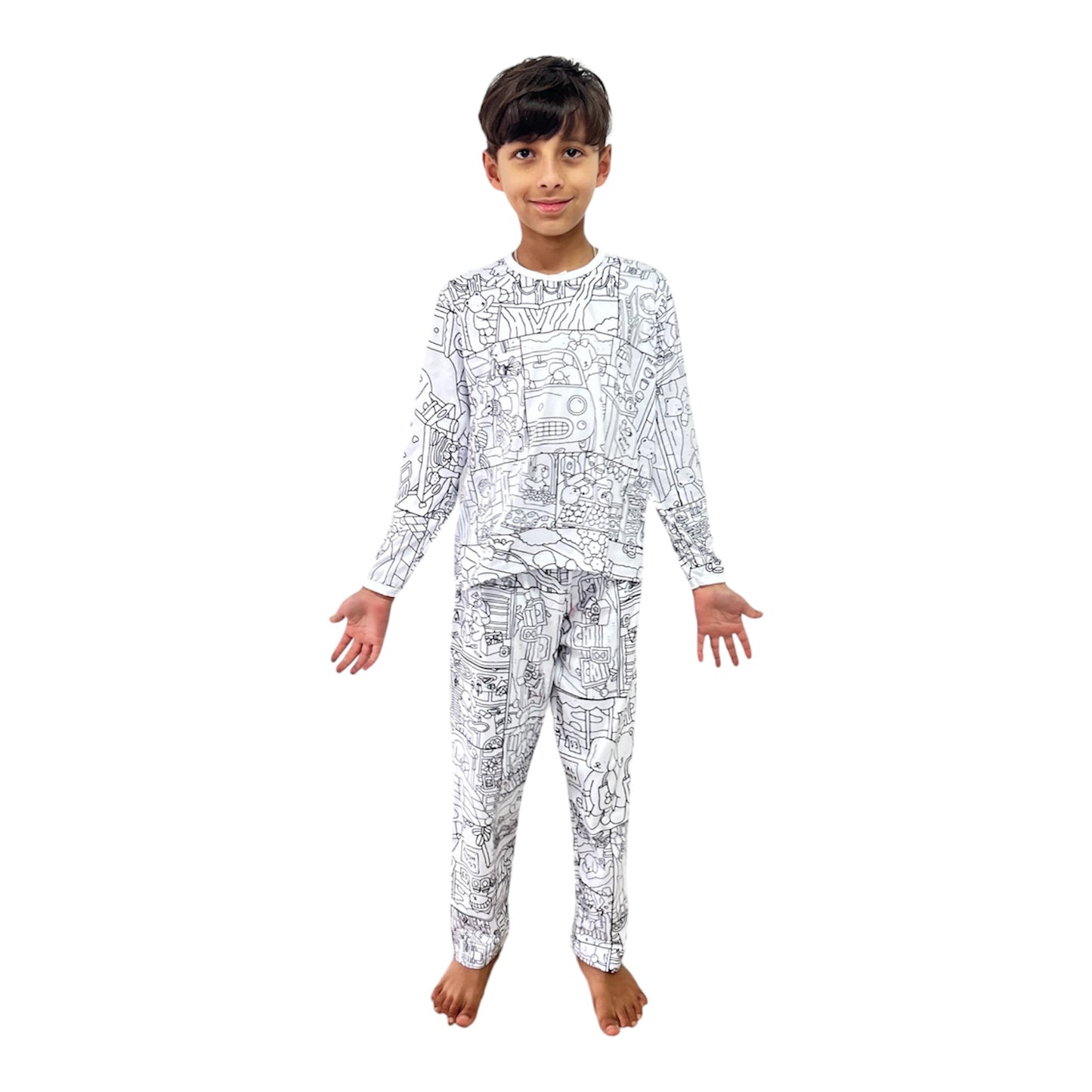 Pijama Infantil Manga Longa Bobbie Goods Unissex