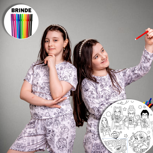 [LANÇAMENTO] Pijama Infantil Guerreiras do K-Pop