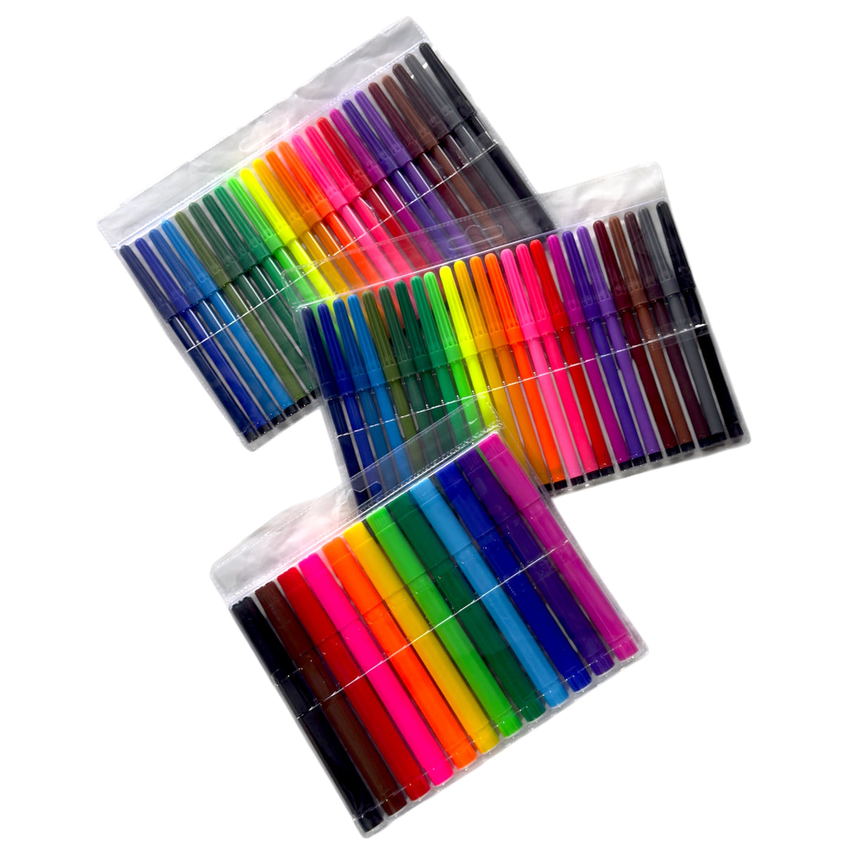 Kit Experiência 60 Canetinhas Laváveis para Pijama de Colorir