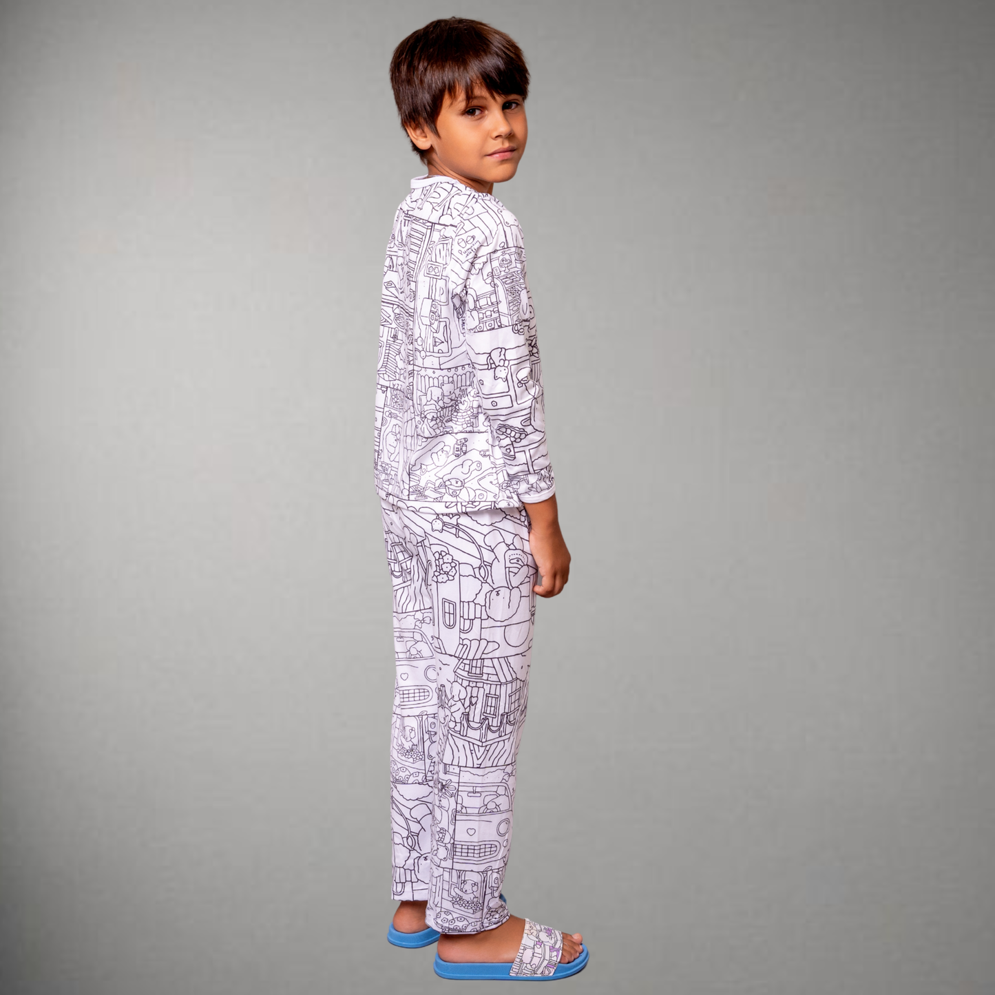 Pijama Infantil Manga Longa Bobbie Goods Unissex