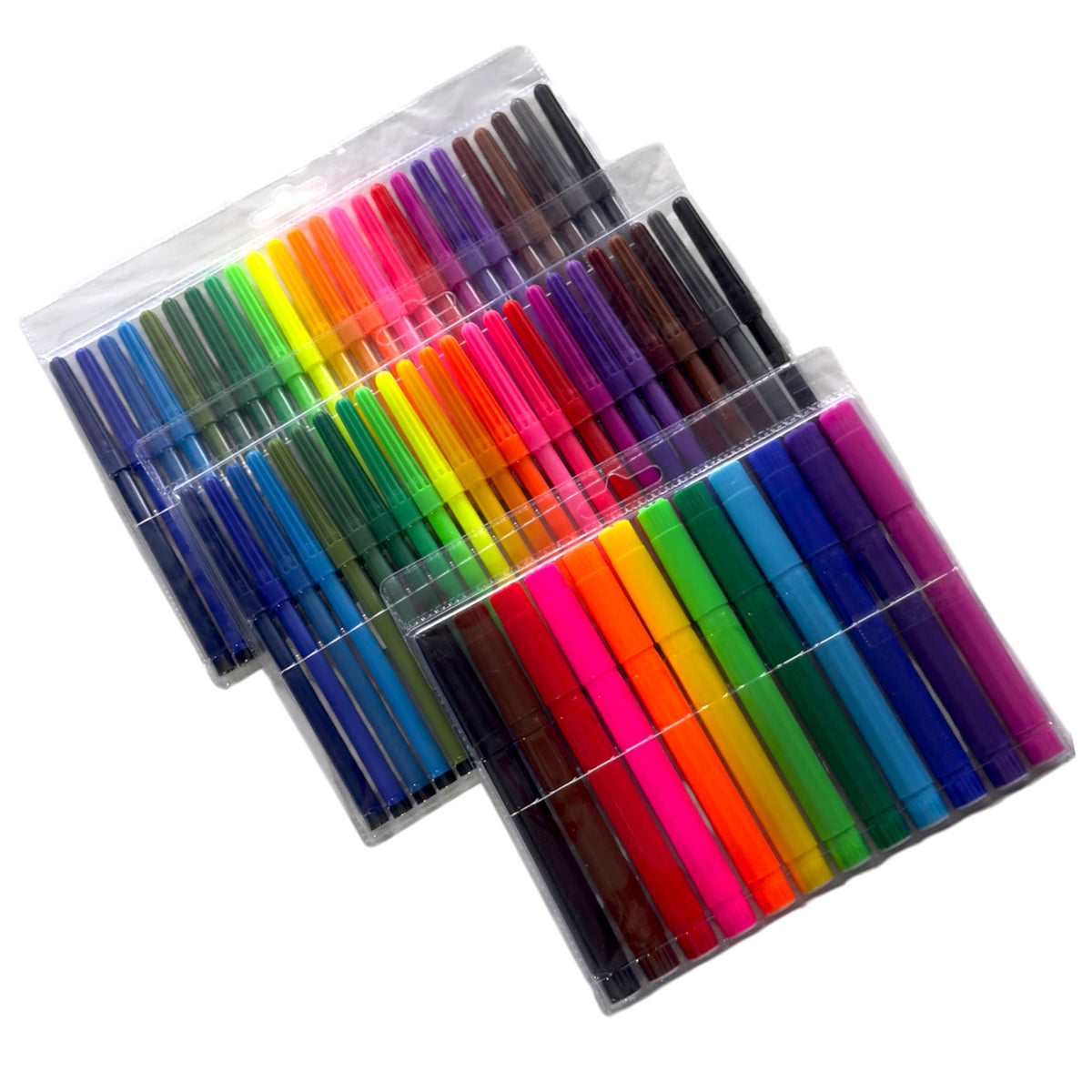 Kit Experiência 60 Canetinhas Laváveis para Pijama de Colorir