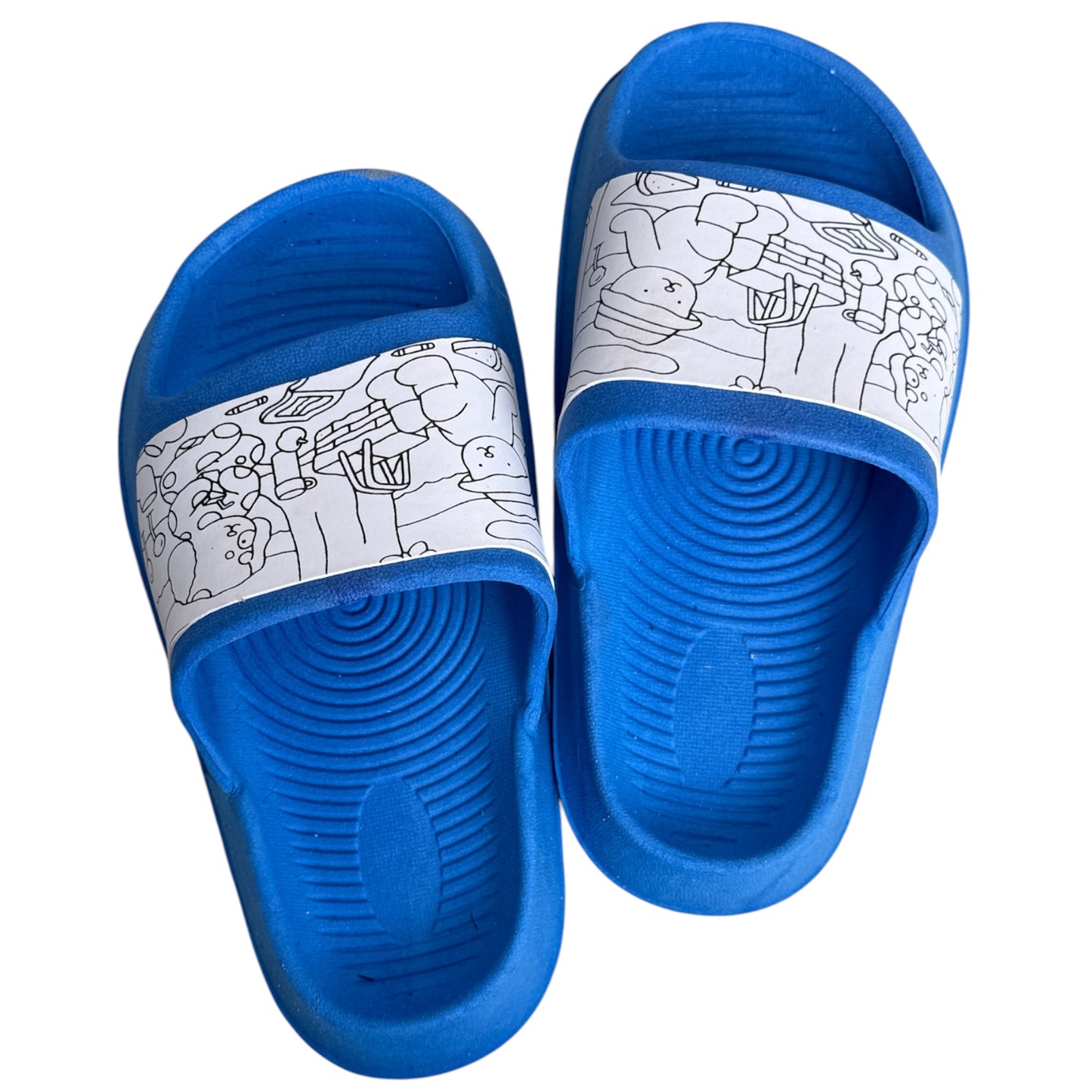 CHINELO DE COLORIR BOBBIE GOODS NUVEM AZUL 26/27 28/29