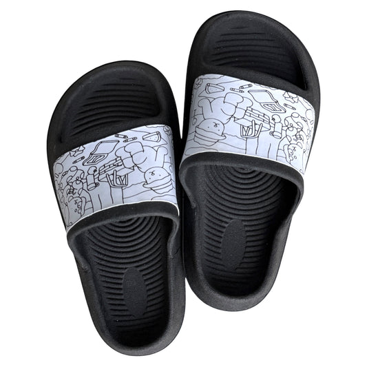 CHINELO NUVEM DE COLORIR BOBBIE GOODS PRETO 26/27 28/29