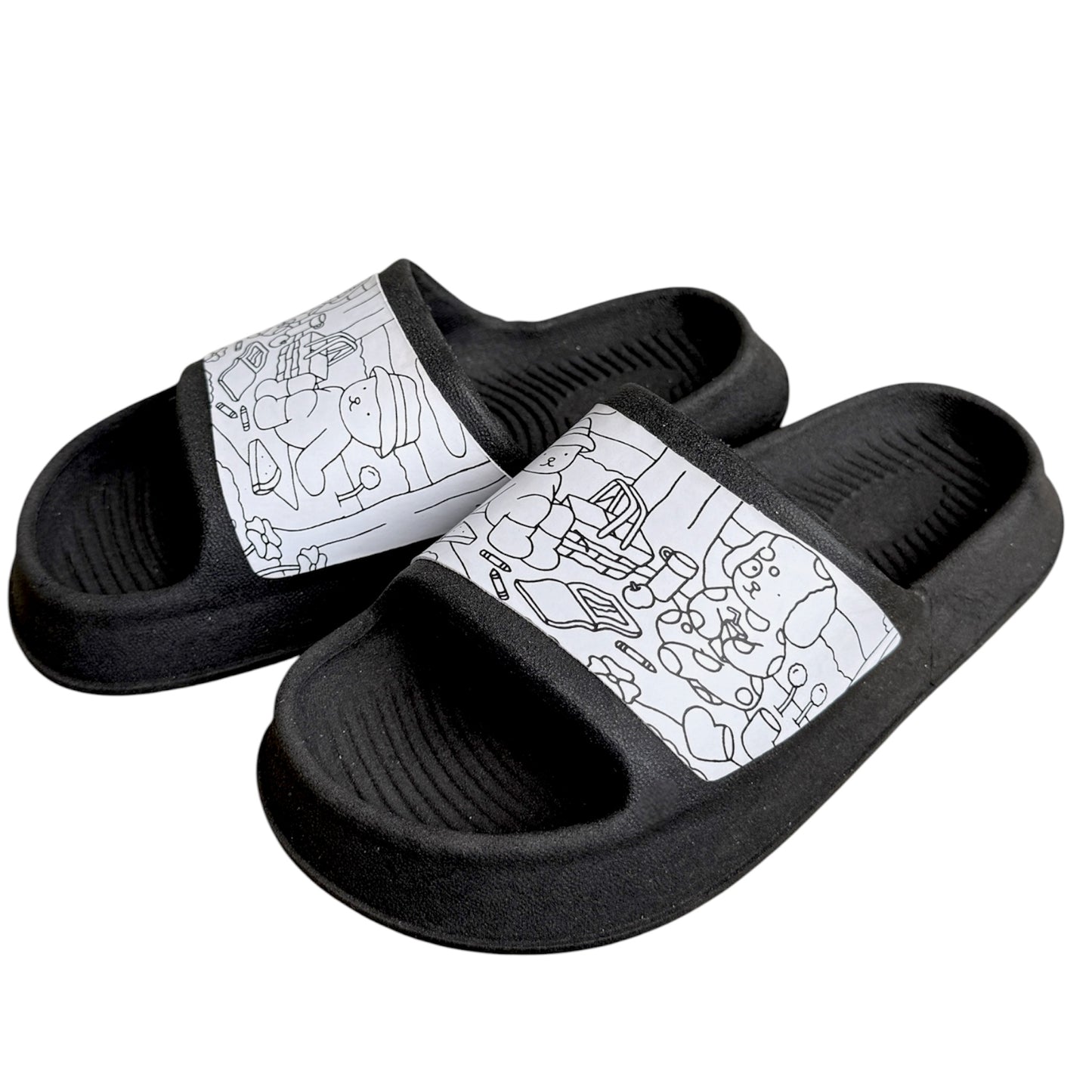 CHINELO NUVEM DE COLORIR BOBBIE GOODS PRETO 26/27 28/29
