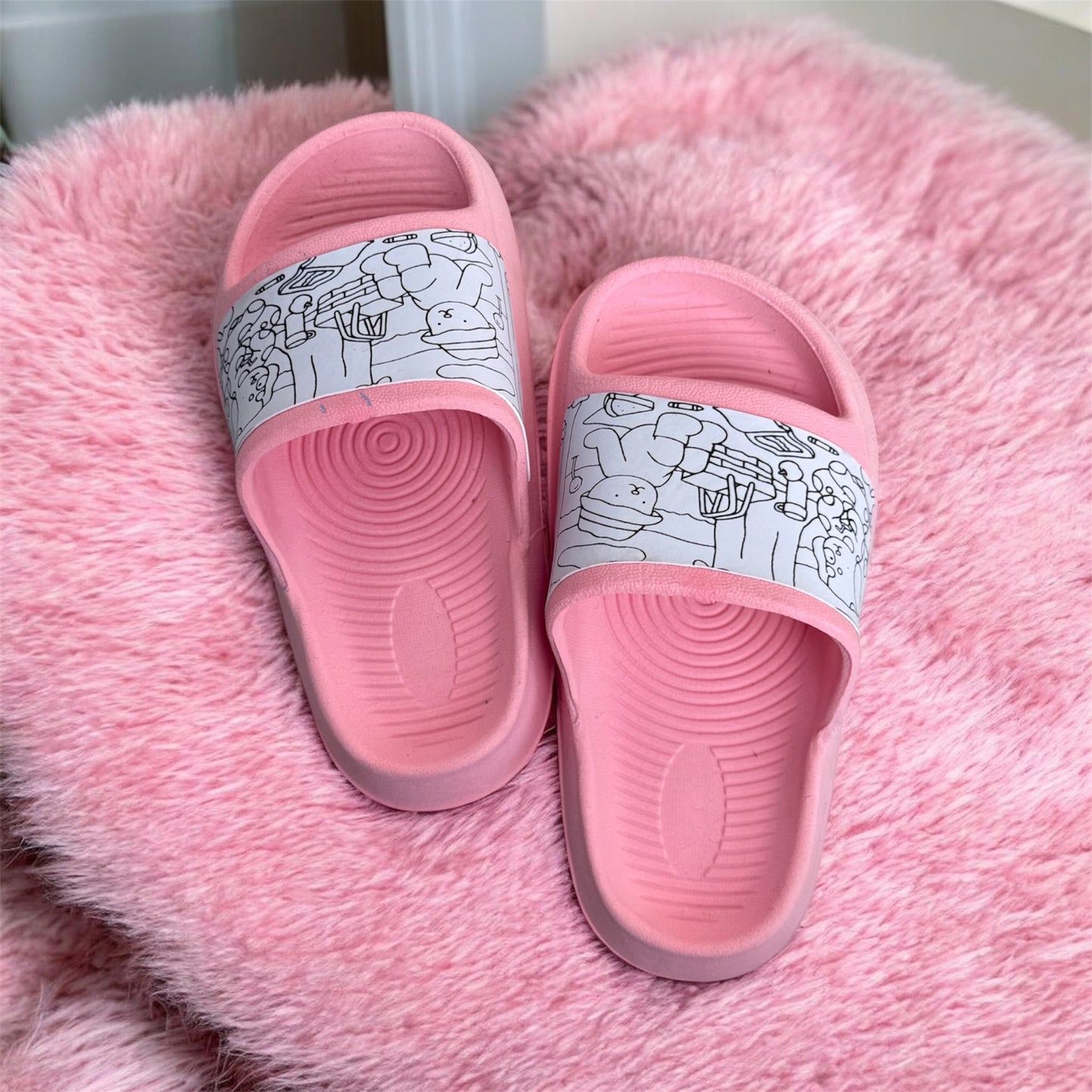 CHINELO NUVEM DE COLORIR BOBBIE GOODS ROSA 26/27