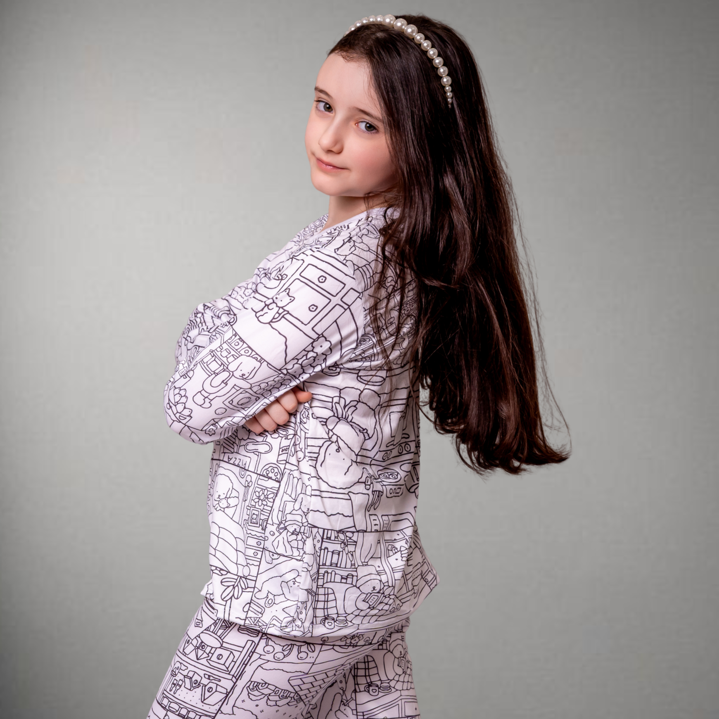 Pijama Infantil Manga Longa Bobbie Goods Unissex