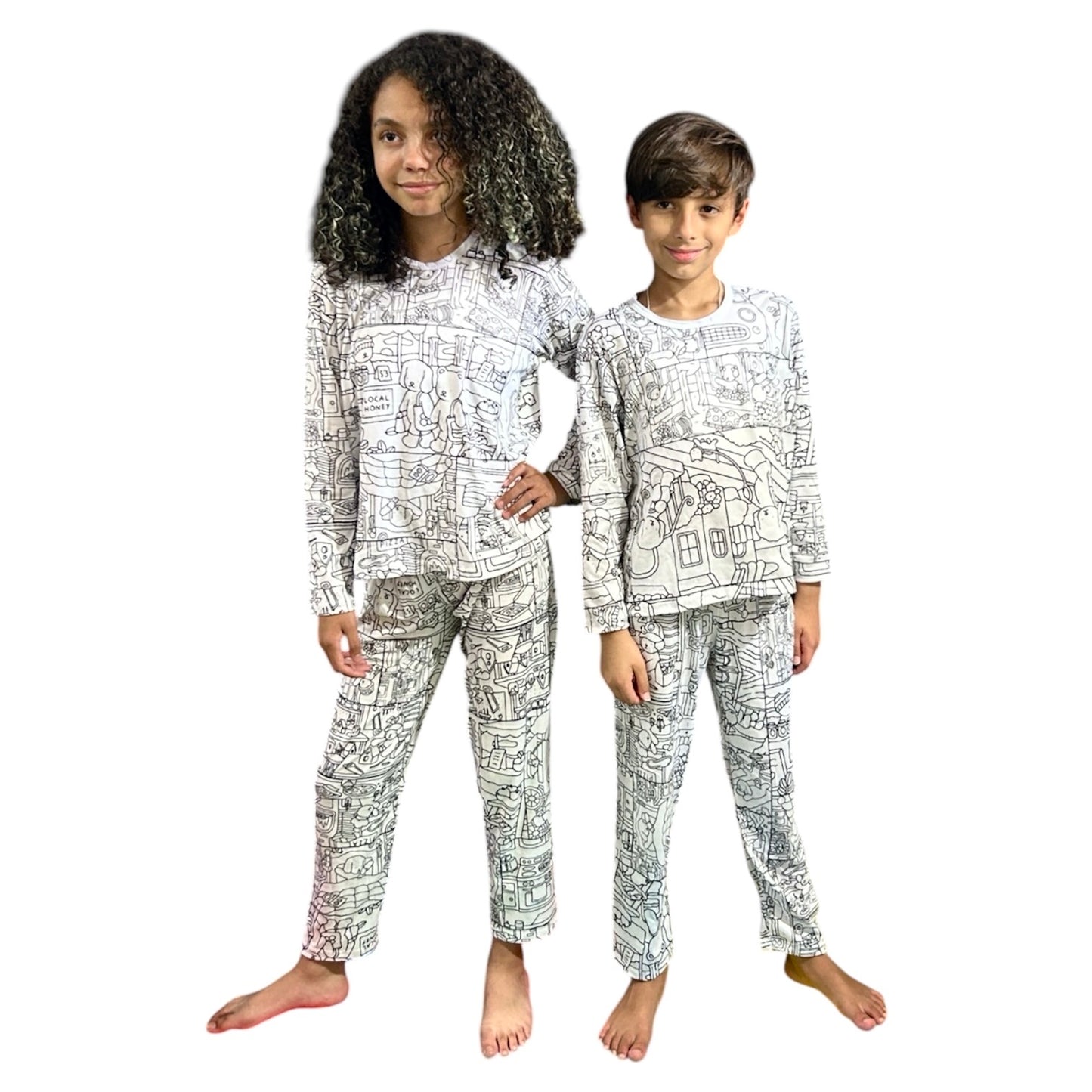 Pijama Infantil Manga Longa Bobbie Goods Unissex