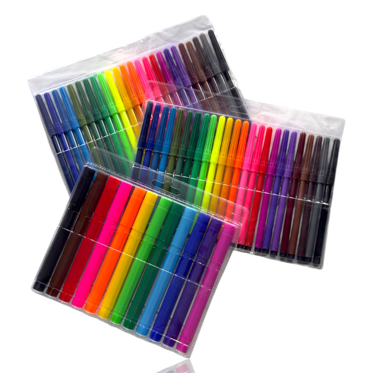 Kit Experiência 60 Canetinhas Laváveis para Pijama de Colorir
