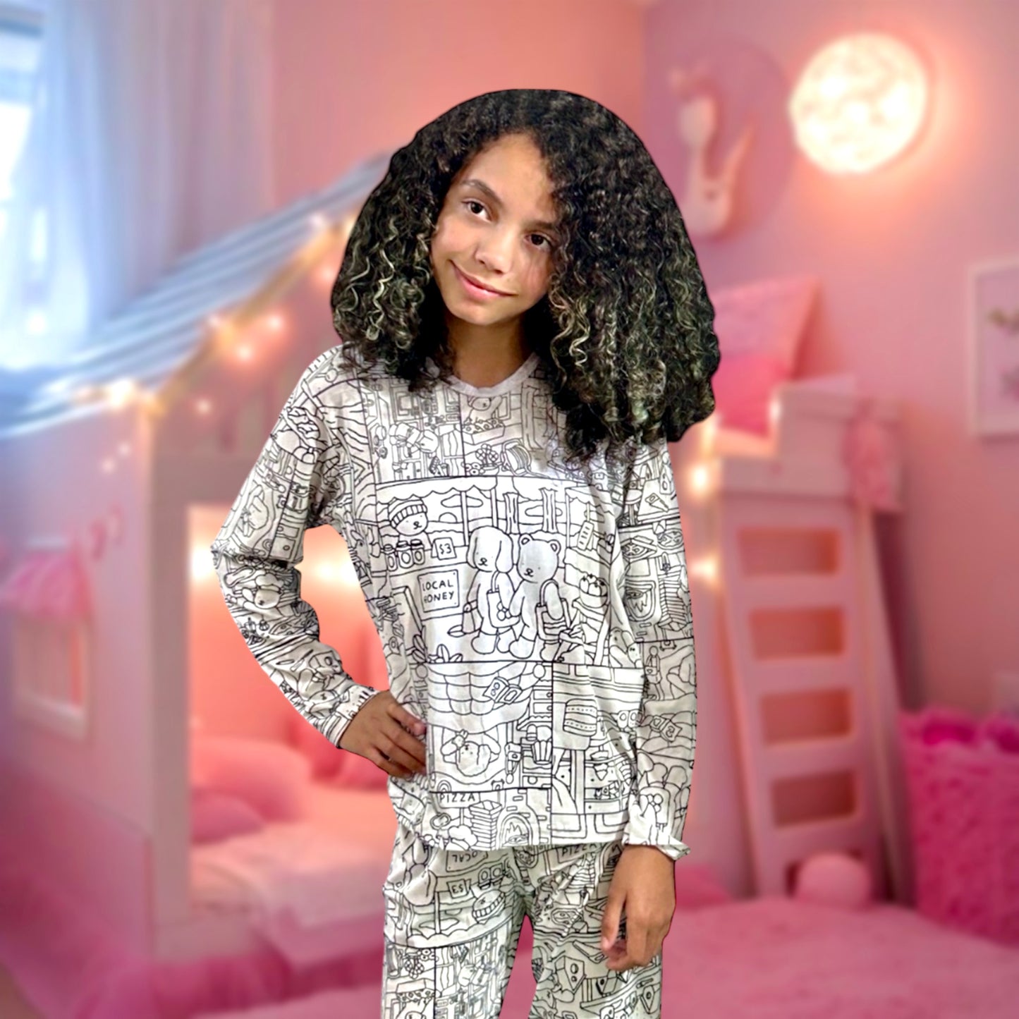 Pijama Infantil Manga Longa Bobbie Goods Unissex