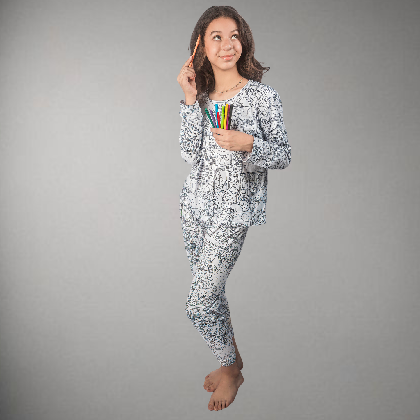 Pijama Infantil Manga Longa Bobbie Goods Unissex
