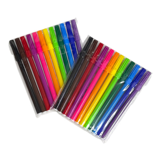 Kit 24 Canetinhas adicionais à Base d'água