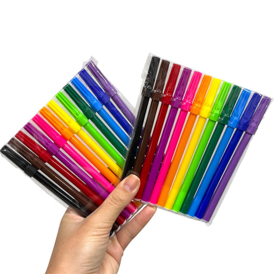 Kit 24 Canetinhas adicionais à Base d'água
