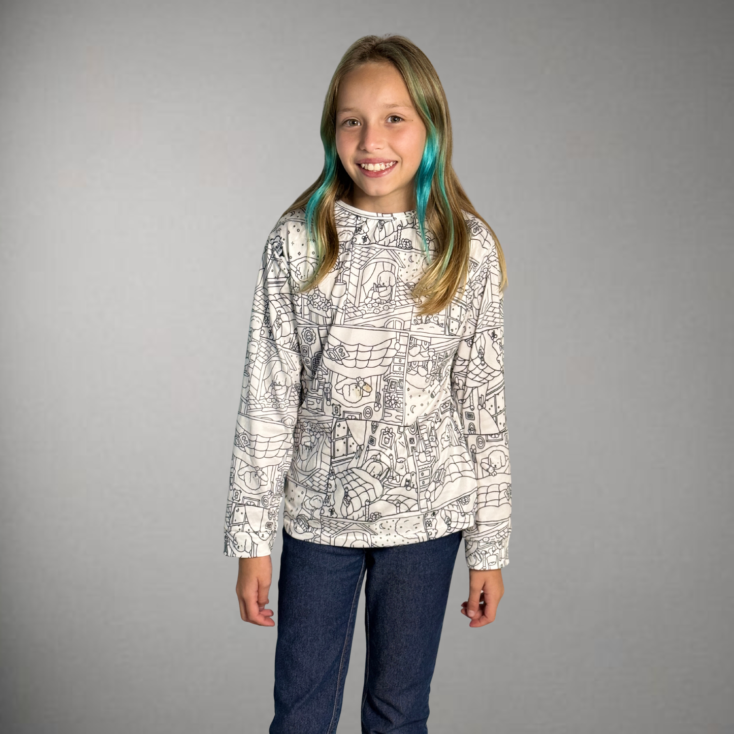 Camiseta Infantil Manga Longa Bobbie Goods Unissex