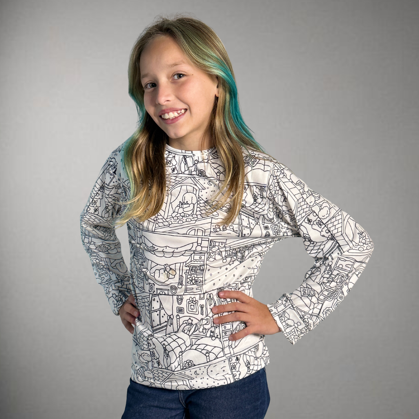 Camiseta Infantil Manga Longa Bobbie Goods Unissex