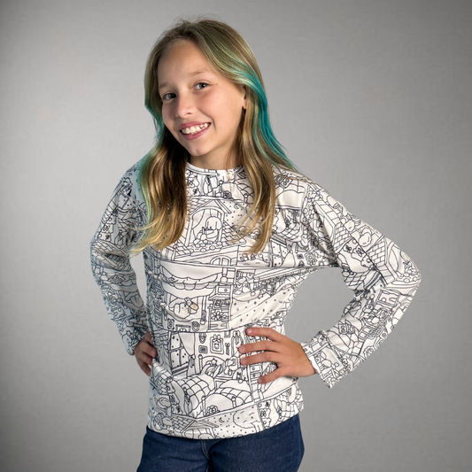 Camiseta Infantil Manga Longa Bobbie Goods Unissex