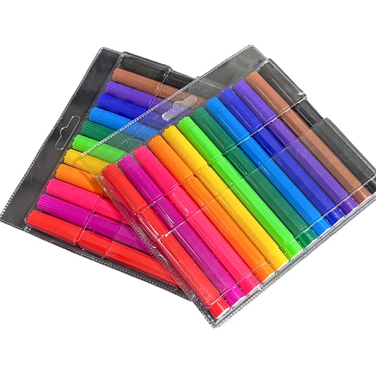 Kit 24 BIG Canetinhas à Base d'água