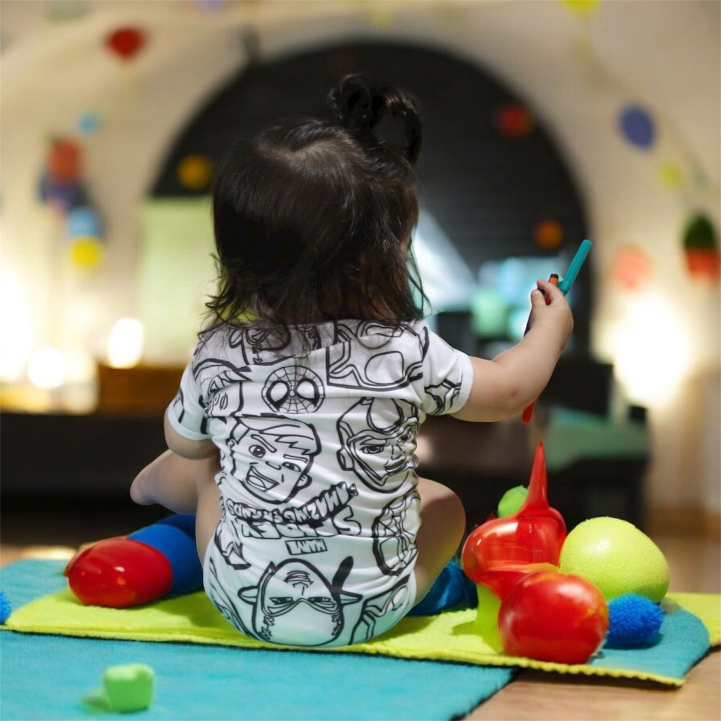 Body Bebê Spiderman Unissex