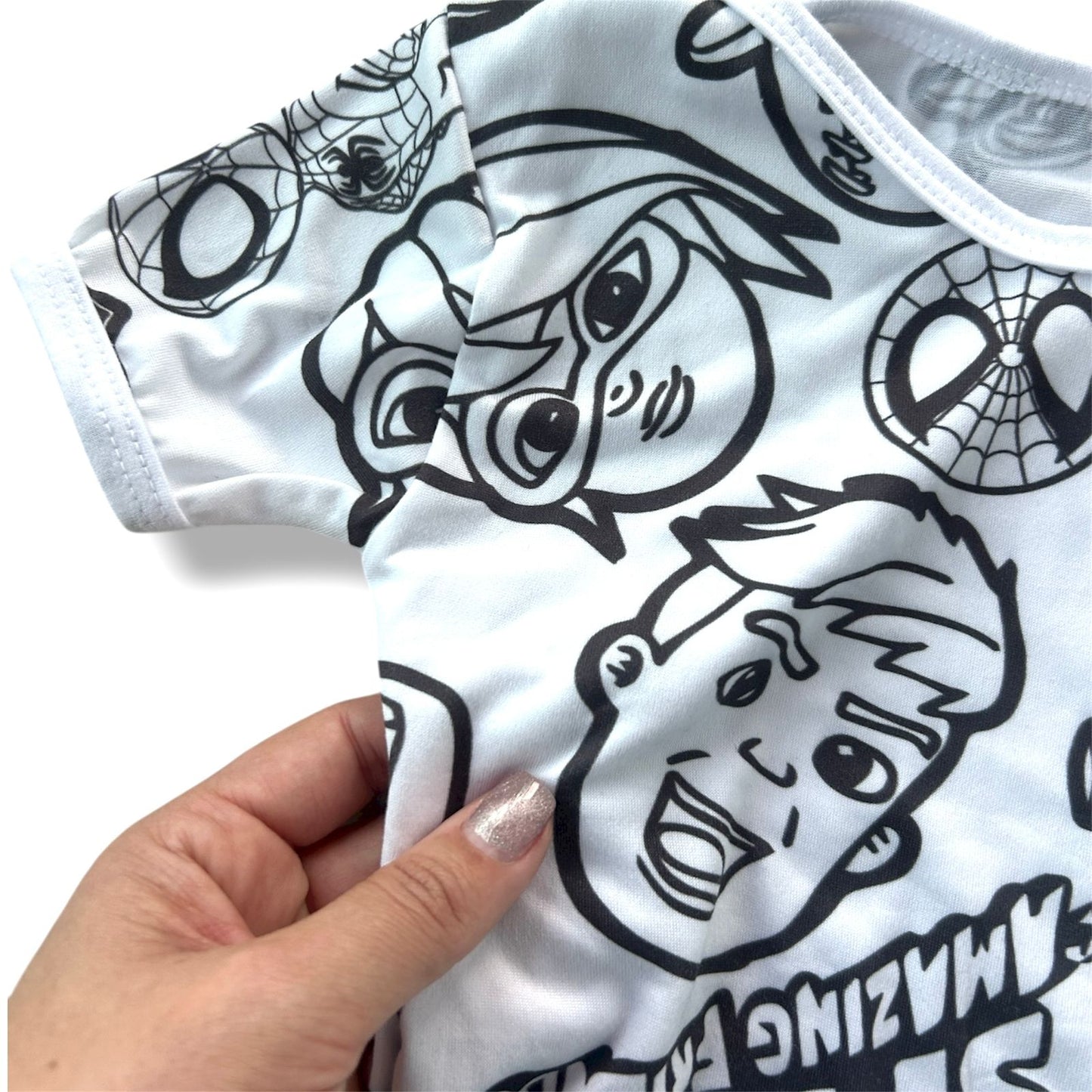 Body Bebê Spiderman Unissex