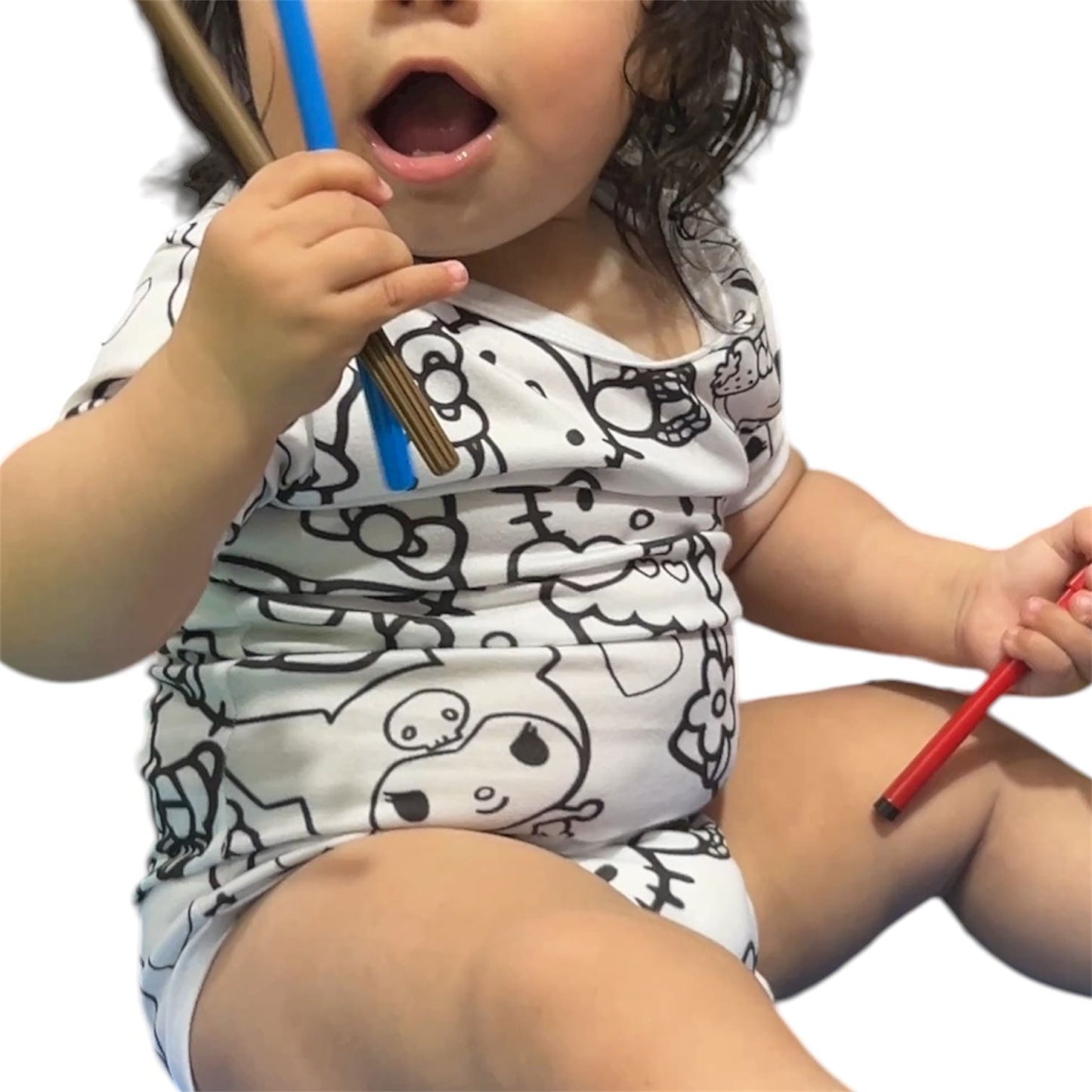 Body Bebê Hello Kitty Unissex