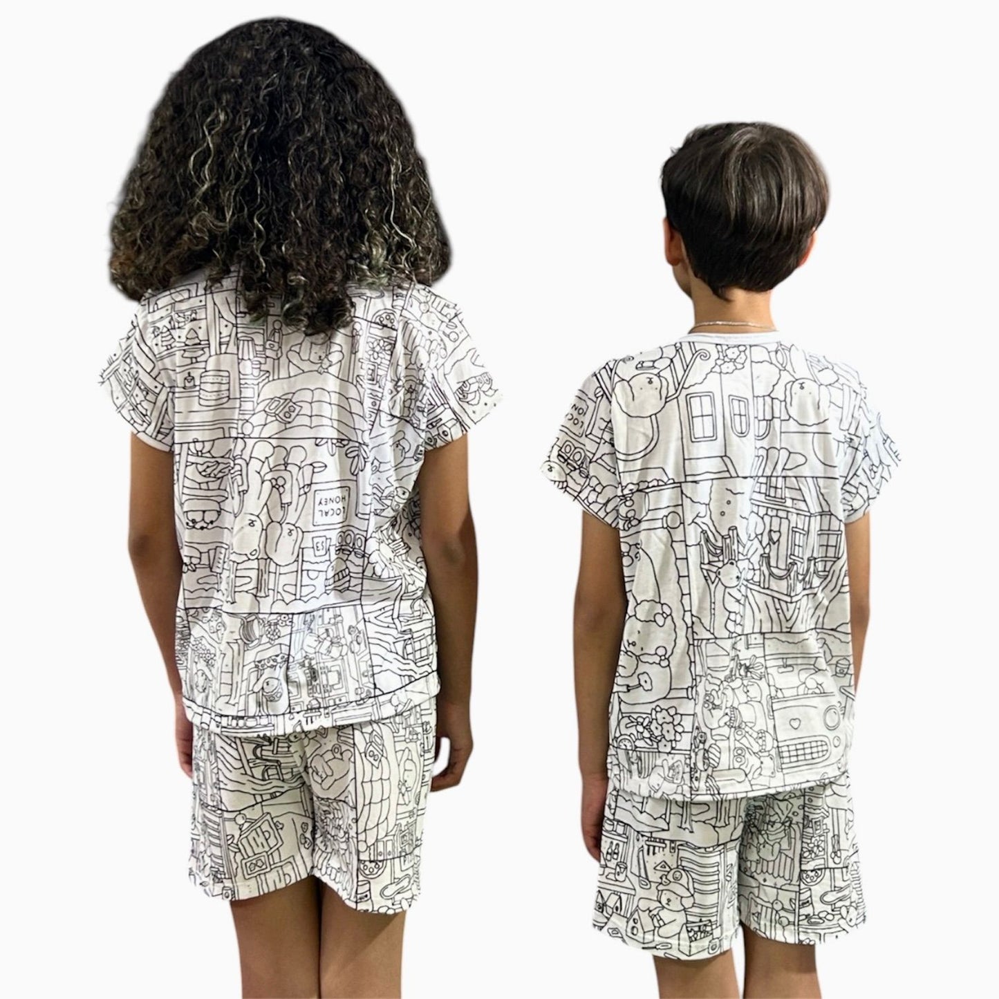 Pijama Infantil Manga Curta Bobbie Goods Unissex