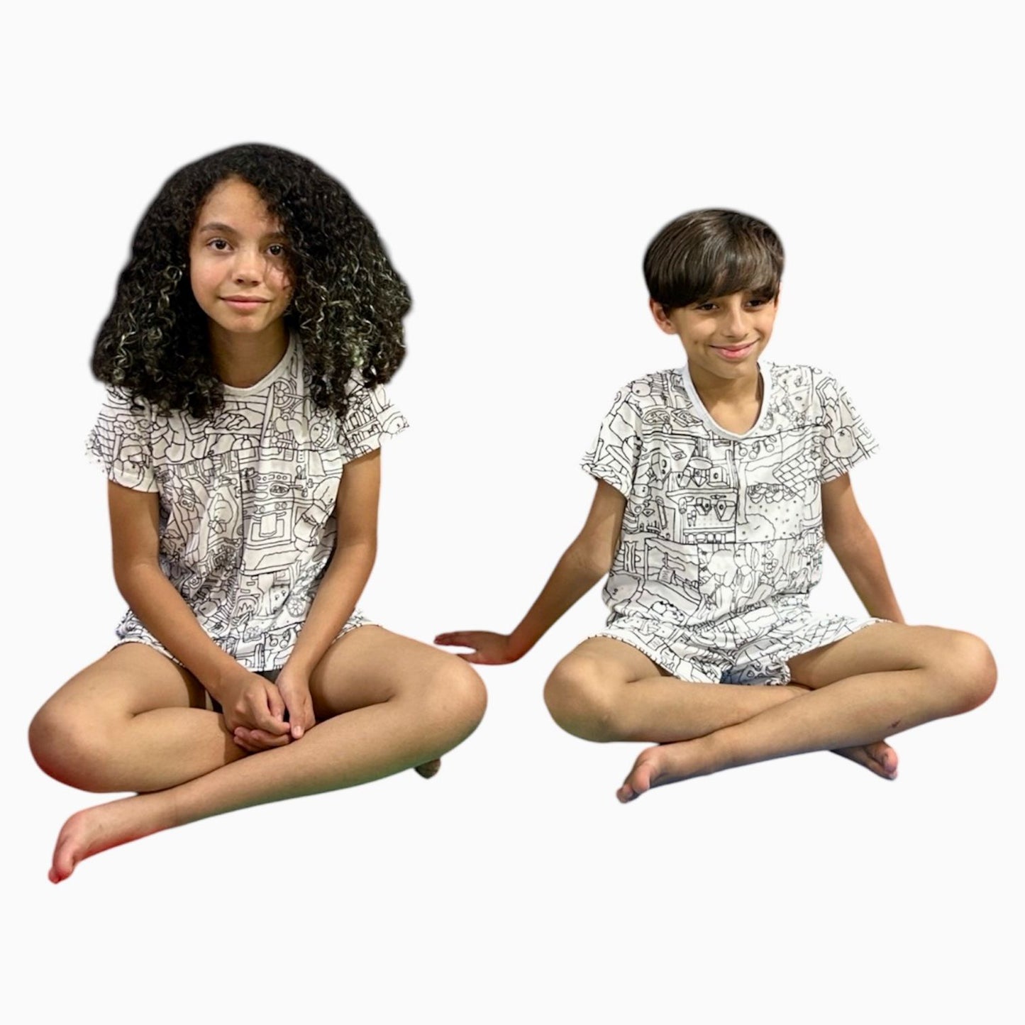 Pijama Infantil Manga Curta Bobbie Goods Unissex