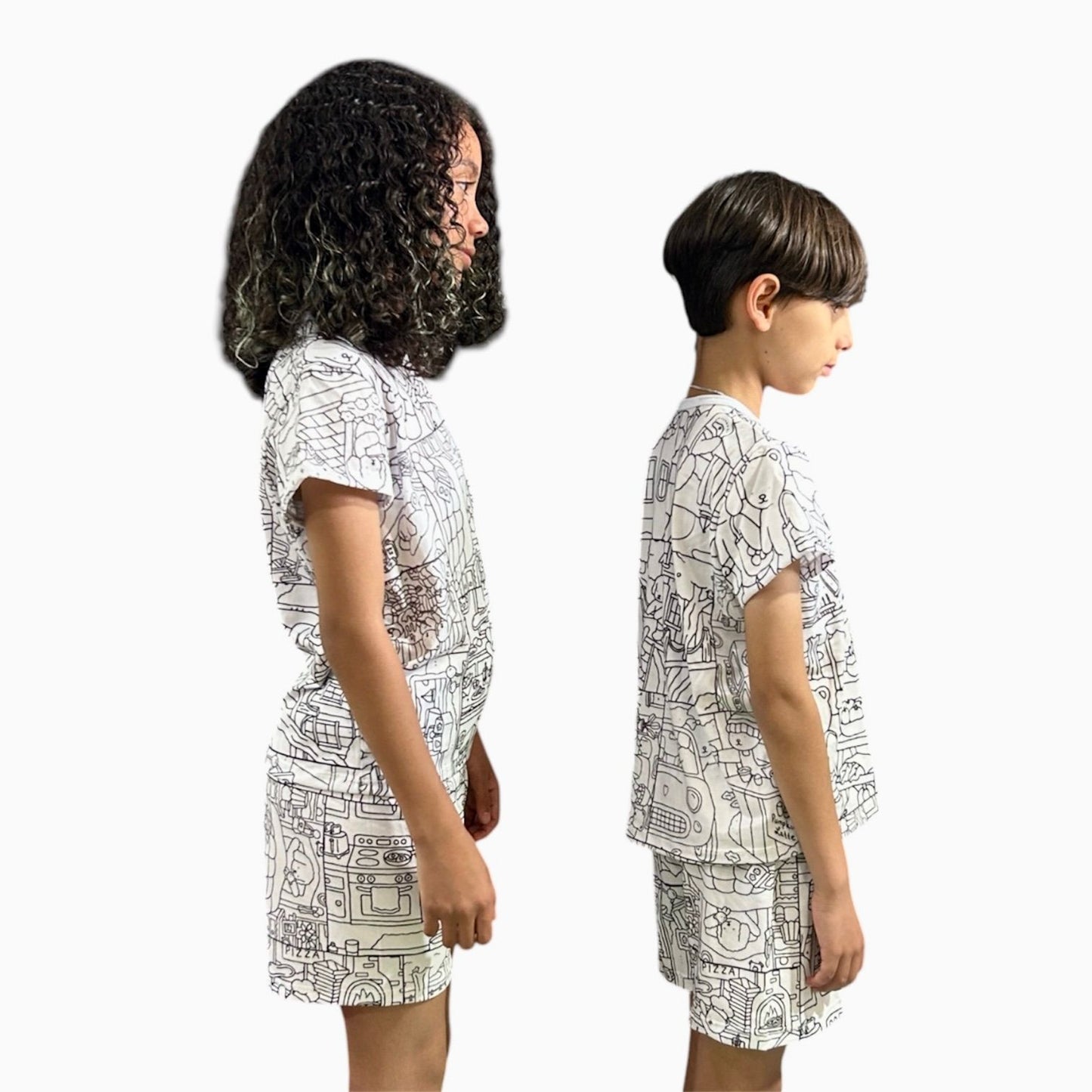 Pijama Infantil Manga Curta Bobbie Goods Unissex