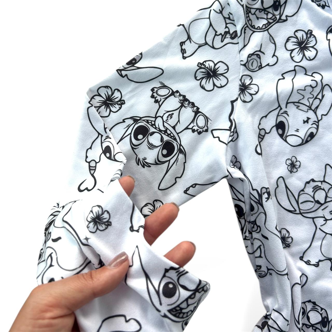 Pijama Infantil Manga Longa Stitch Unissex