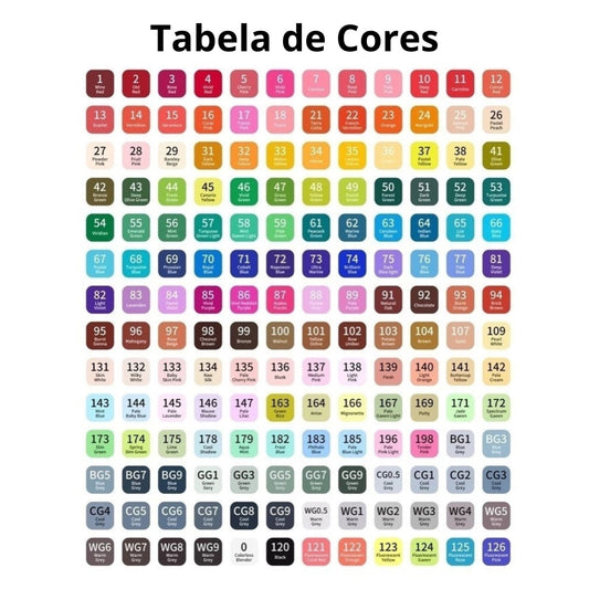 Canetinha permanente Touch 24/36/48/60/80 peças