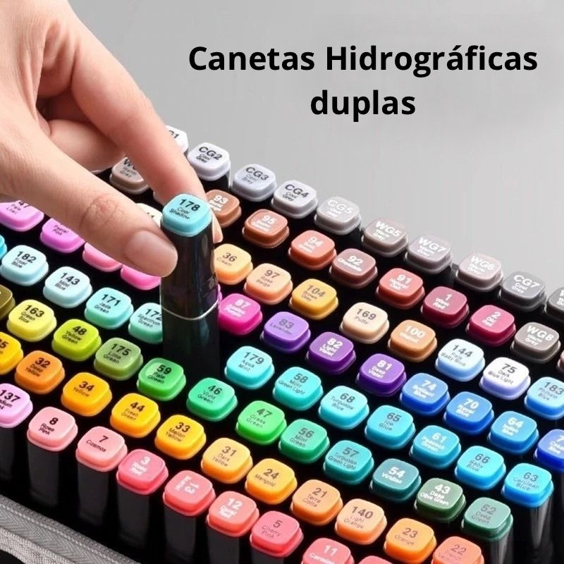 Canetinha permanente Touch 24/36/48/60/80 peças