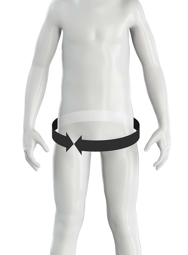 Ilustração de medida - Calça