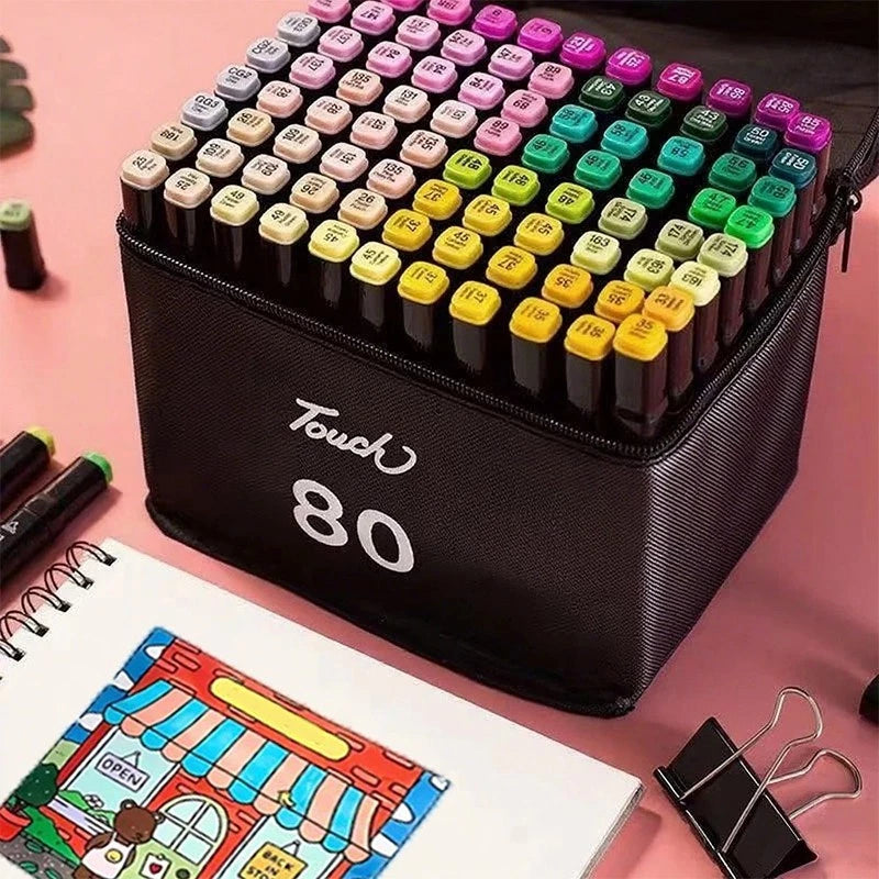 Canetinha permanente Touch 24/36/48/60/80 peças